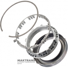 Piston with return spring No.1 Brake TOYOTA AC60E, AC60F 3560871010, 356210K010, 3569871010 — (aluminum piston height 27.65 mm, outer Ø 157.05 mm, inner Ø 118.25 mm)