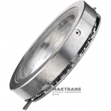 Piston with return spring No.1 Brake TOYOTA AC60E, AC60F 3560871010, 356210K010, 3569871010 — (aluminum piston height 27.65 mm, outer Ø 157.05 mm, inner Ø 118.25 mm)