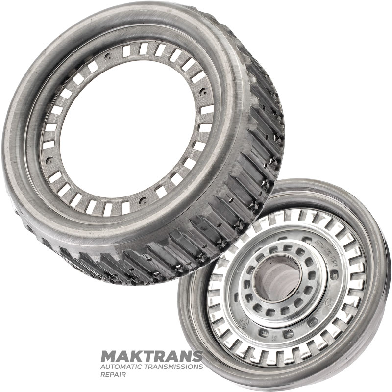 K38 Clutch Drum Assembly Mercedes-Benz 725.0 - Empty, No Discs (32mm Piston to Snap Ring Height)