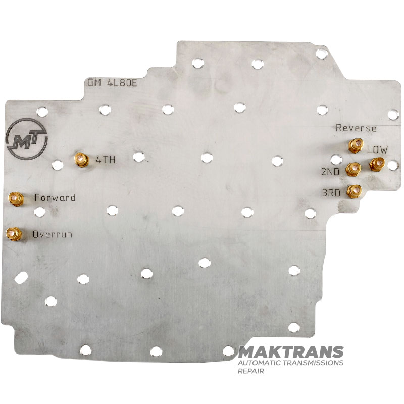 Plate - adapter for checking the tightness of the package GM 4L80E