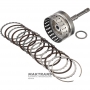 Input shaft / drum K1 Clutch NISSAN RE7R01,315401XJ0C - (6 friction discs, total height 313 mm, 102 teeth on ring gear)