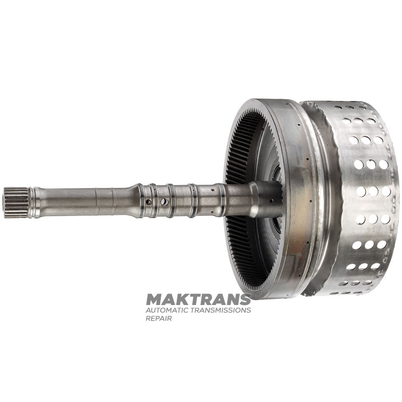 Input shaft / drum K1 Clutch (empty, no discs) NISSAN RE7R01,315401XJ0C - (overall height 313 mm, 102 teeth on ring gear)