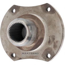 Rear flange ALLISON 1000 / ALLISON 2000 — C3-4-1909 (34 mm, outer neck diameter 65.15 mm, 4 mounting holes (inner diameter 8.60 mm), 4 mounting holes (inner diameter 10.85 mm))