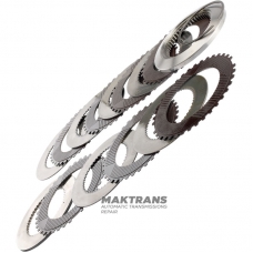 C1 Clutch ALLISON 4000 Steel and Friction Disc Set - 7 Friction Discs (Thickness 3.30mm, Int.Ø 132.10mm, 36 Teeth)