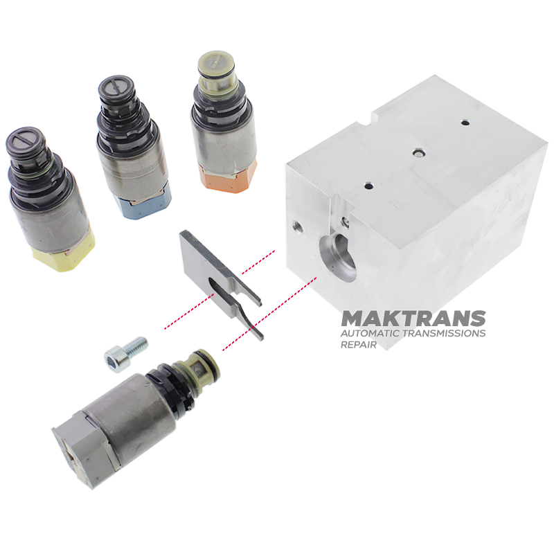 Adapter for testing solenoids ZF 8HP 2nd generation (solenoid numbers 0501221286, 0501221287)