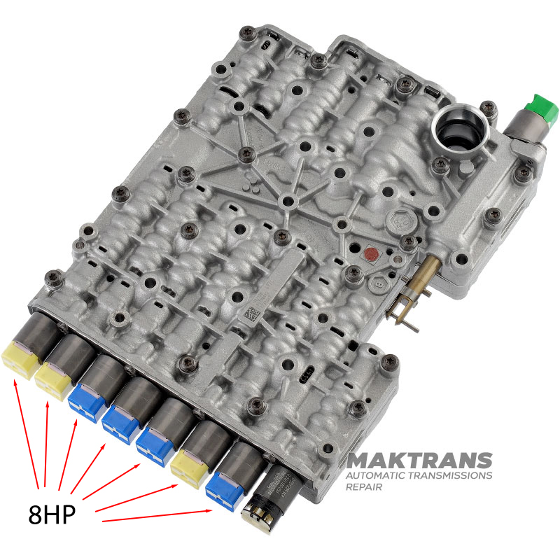 Adapter for testing solenoids ZF 8HP 2nd generation (solenoid numbers 0501221286, 0501221287)