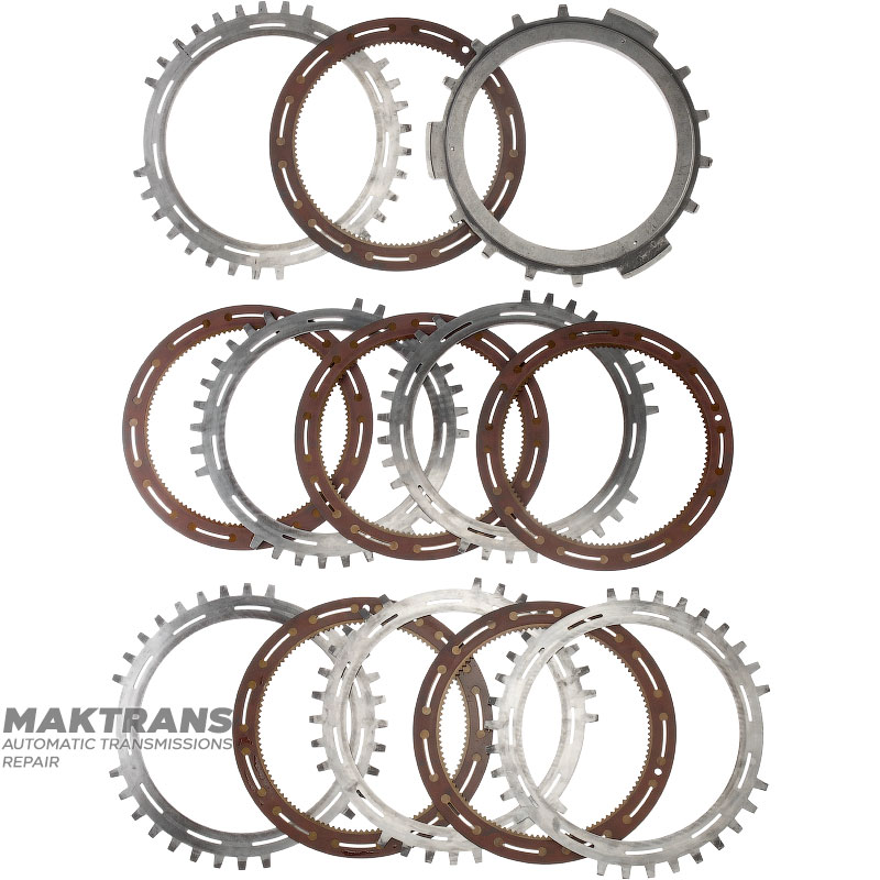C4 Clutch ALLISON 1000 Steel and Friction Disc Set - 6 Friction Discs (Total Set Thickness 37.15/40.75mm), 29542192, 29542191, 29531049, 29546701, 29535640