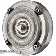 Front cover of torque converter NISSAN GE9R01A, JATCO JR913E — marking 44D (outer Ø of housing 282.50 mm, 4 mounting holes, outer Ø of pilot 35 mm)
