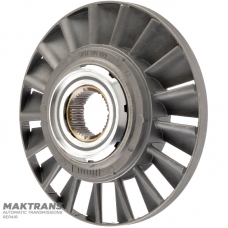 Reactor wheel of the ZF 5HP19 torque converter (marked 156202) — 0711371199 (total height 39 mm, outer Ø 169.55 mm, 36 splines)