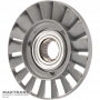 Reactor wheel of the ZF 5HP19 torque converter (marked 156202) — 0711371199 (total height 39 mm, outer Ø 169.55 mm, 36 splines)