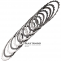 Steel and friction disc set C3 Clutch (Reverse) TOYOTA AB60E, AB60F, 3567760040, 3564860020 - 5 friction discs (total thickness of the set 24.55 mm)