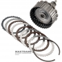 K27 Clutch Drum and Output Shaft (2WD) Mercedes-Benz 725.0 - (overall height 198 mm, 30 splines (ext.Ø 31.65 mm), 3 friction discs)