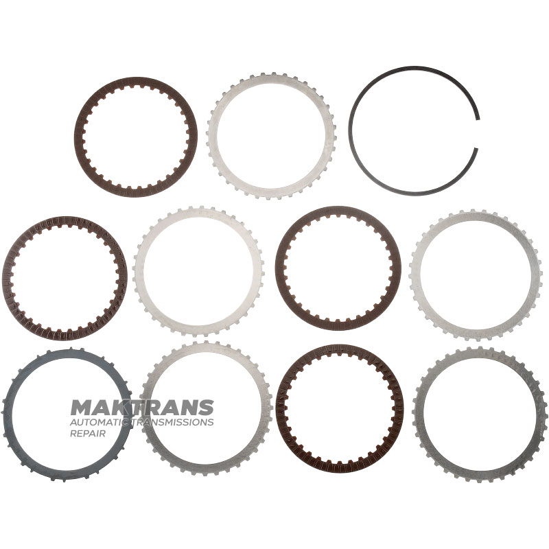 K27 Clutch Drum (4 friction discs), output shaft (4WD) Mercedes-Benz 725.0 — (overall height 196 mm, 30 splines (ext.Ø 31.65 mm)