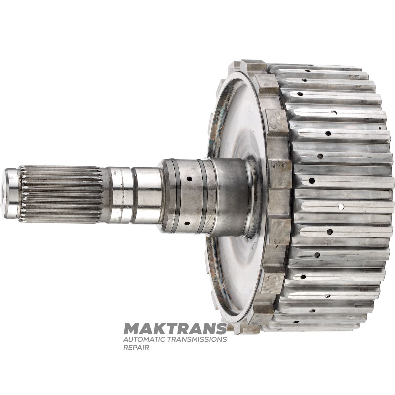 K27 Clutch Drum (4 friction discs), output shaft (4WD) Mercedes-Benz 725.0 — (overall height 196 mm, 30 splines (ext.Ø 31.65 mm)