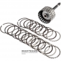 Input shaft, drum C4 / C1Clutch AB60E, AB60F 07-up - 357100C010, 3571060010 (C4 Clutch - 4 friction discs, C1 Clutch - 6 friction discs)
