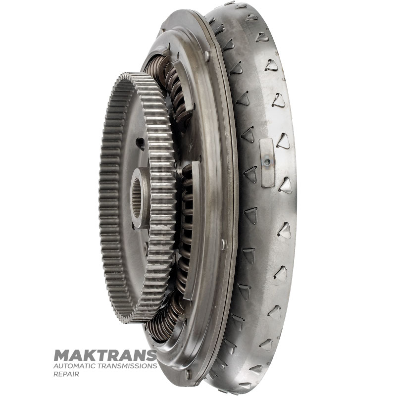 Turbine wheel, spring damper of hydraulic converter ZF 8HP55A AUDI 4.0 TFSI, 1087322223 (N140), 0BK323571G — (blade marking 000276, outer Ø 254.35 mm)