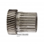 Rear planetary gear, output shaft Mercedes-Benz 722.3 A1262720007, A1262701743 — overall length 346 mm (27 splines, outer Ø 29.30 mm), 4 satellites (21 teeth, outer Ø 37.60 mm)
