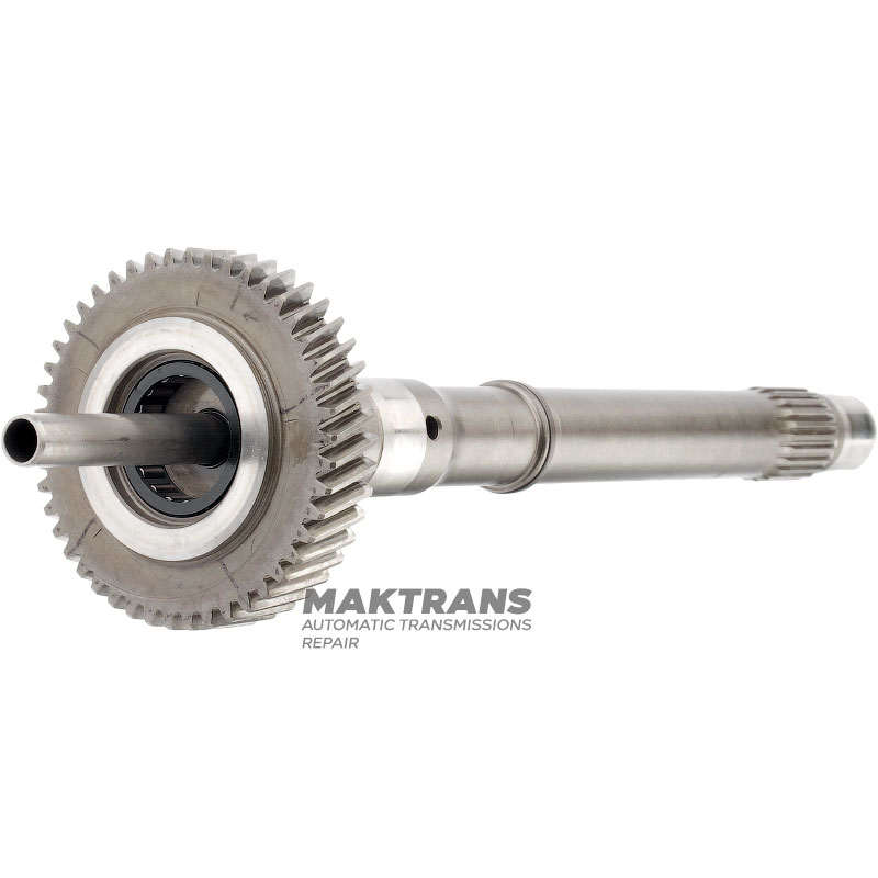 Input shaft Mercedes-Benz 722.3 — A1262702225 (shaft length 332 mm, 46 teeth (ext.Ø 74.75 mm))