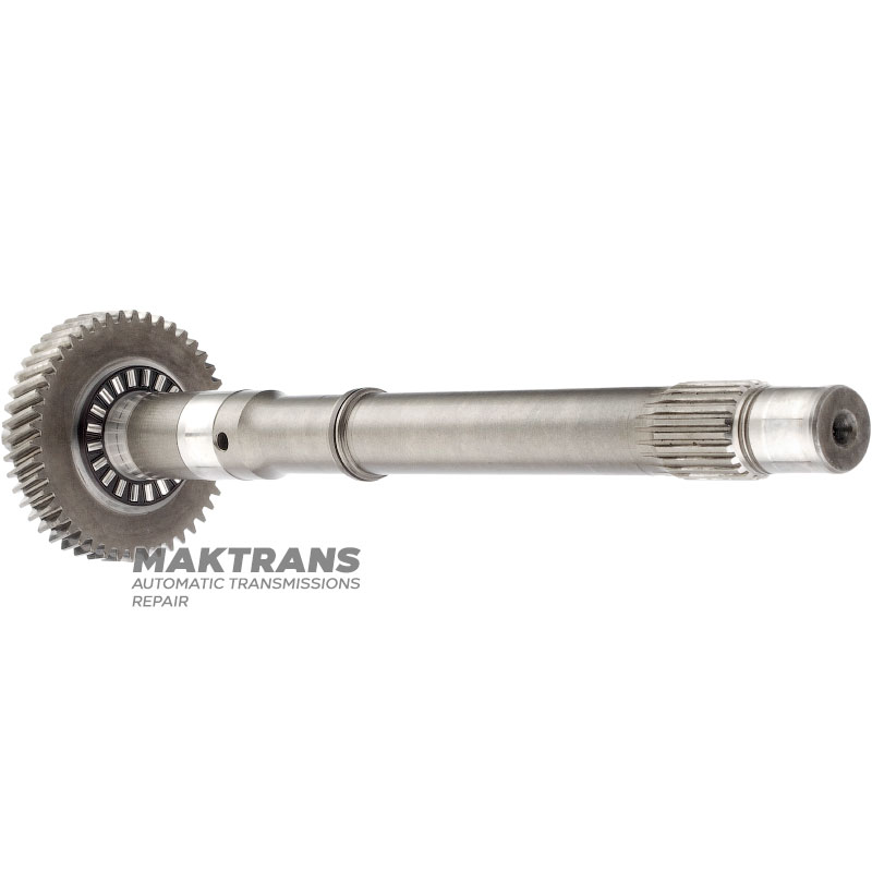 Input shaft Mercedes-Benz 722.3 — A1262702225 (shaft length 332 mm, 46 teeth (ext.Ø 74.75 mm))