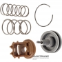 Front brake band piston (set) Mercedes-Benz 722.3 — A1402770840, A1262772638, A1262772503 (outer piston Ø 70.75 mm)