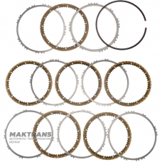 Set of steel and friction discs Low / Reverse Brake AISIN WARNER TG-81SC - 6 friction discs (total thickness of the set 27.95 mm)