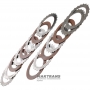 Set of steel and friction discs FORWARD Clutch ZF 4HP22 - 6 friction discs (total thickness of the set 21.50 mm)