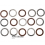 Set of steel and friction discs FORWARD Clutch ZF 4HP22 - 6 friction discs (total thickness of the set 21.50 mm)