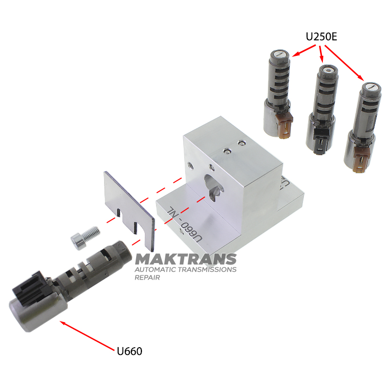 Adapter for testing solenoids Normal High U250E | Normal Low U660E