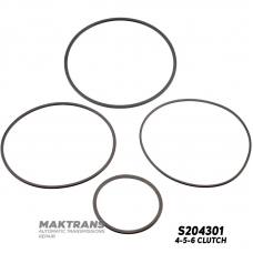 Set of rubber rings 6T40E 6T45E 4-5-6 CLUTCH - 4pcs / 3-5-REVERS CLUTCH - 3pcs