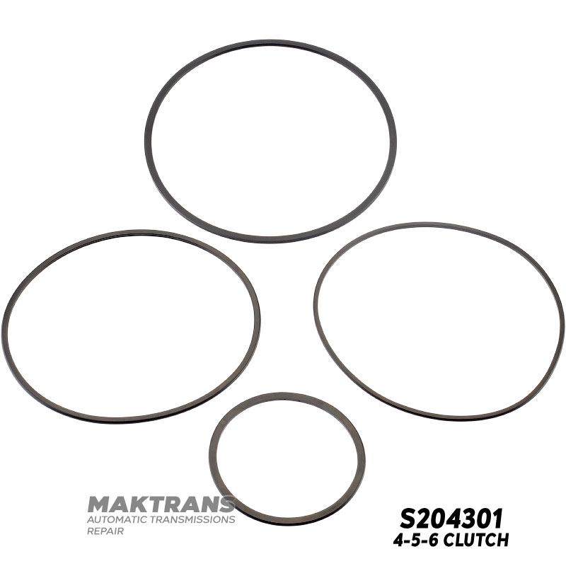 Set of rubber rings 6T40E 6T45E 4-5-6 CLUTCH - 4pcs / 3-5-REVERS CLUTCH - 3pcs