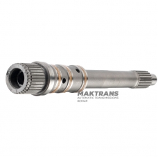Input shaft (with new bushing) DODGE CHRYSLER 62TE 68004290AA - shaft length 221.50 mm, 21 splines (outer Ø19 mm) / 31 splines (outer Ø 25.05 mm)