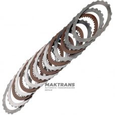 Set of steel and friction discs FORWARD Clutch ZF 4HP22, 4HP24 - 6 friction discs (40 teeth)