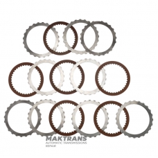 Set of steel and friction discs FORWARD Clutch ZF 4HP22, 4HP24 - 6 friction discs (40 teeth)
