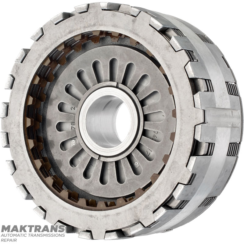 Drum Intermediate, Overrun, Reverse Clutch ZF 4HP22, 4HP24 — 1043417065, 1043417041 (Friction discs Intermediate, Overrun Clutch — 24 teeth, Reverse Clutch — 48 teeth)