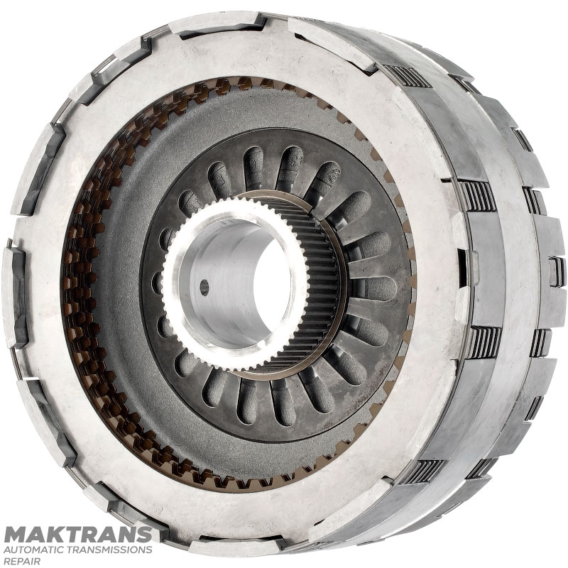 Drum Intermediate, Overrun, Reverse Clutch ZF 4HP22, 4HP24 — 1043417065, 1043417041 (Friction discs Intermediate, Overrun Clutch — 24 teeth, Reverse Clutch — 48 teeth)
