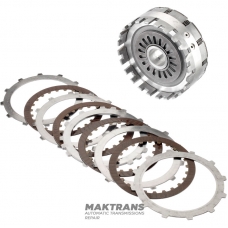 Drum Intermediate, Overrun, Reverse Clutch ZF 4HP22, 4HP24 — 1043417065, 1043417041 (Friction discs Intermediate, Overrun Clutch — 24 teeth, Reverse Clutch — 48 teeth)