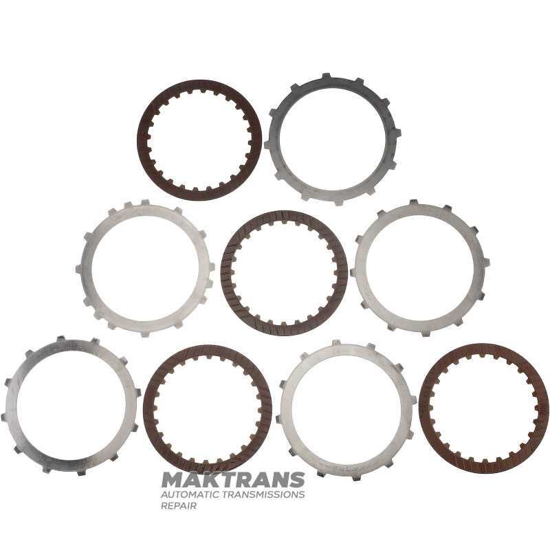 Drum Intermediate, Overrun, Reverse Clutch ZF 4HP22, 4HP24 — 1043417065, 1043417041 (Friction discs Intermediate, Overrun Clutch — 24 teeth, Reverse Clutch — 48 teeth)