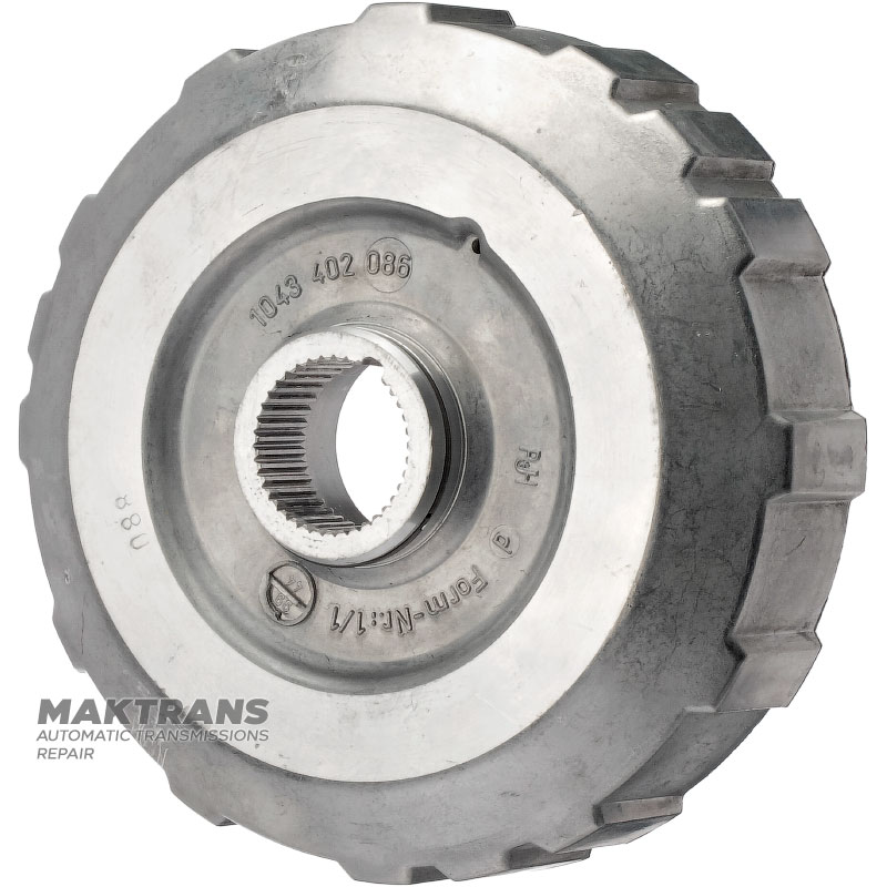 Drum DIRECT (B) Clutch ZF 4HP22, 4HP24 — 1043402086, empty, without discs (for 5 friction discs)