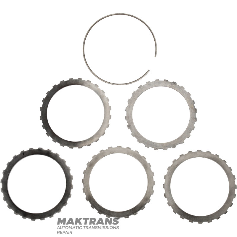 Set of steel discs OVERDRIVE Clutch ZF 4HP22, 4HP24 - 4 friction discs