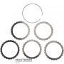 Set of steel discs OVERDRIVE Clutch ZF 4HP22, 4HP24 - 4 friction discs