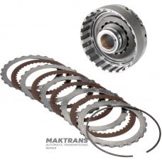 Drum OVERDRIVE Clutch ZF 4HP22, 4HP24 — 1043430098 (4 friction discs, hub 2/3 Teflon rings)