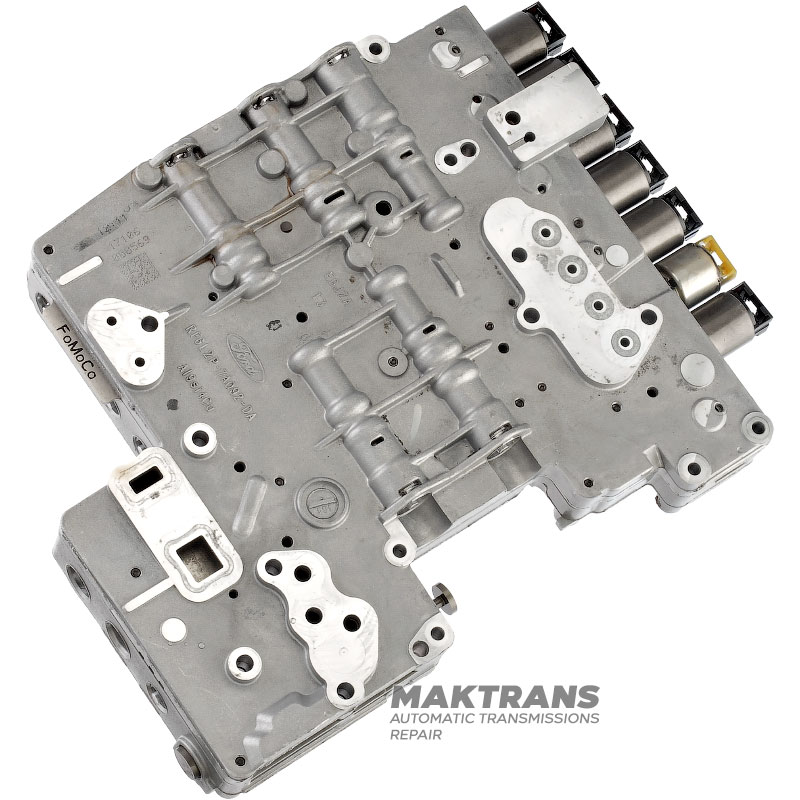 Valve body complete with solenoids (not restored) FORD 6R60, 6R75, 6R80 — separator plate 6L2P-7Z490-FB