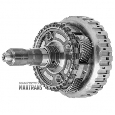 Planetary gear No.4, D Clutch drum (with new rubberized piston), output shaft AUDI ZF 8HP65A - 4 satellites, 35 teeth on the satellite