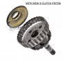Planetary gear No.4, D Clutch drum (with new rubberized piston), output shaft (4WD) ZF 8HP70, 8HP75 - overall height 256 mm, 43 splines (outer Ø spline 34.75 mm), 4 satellites