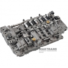 Valve body complete with solenoids (untested) Aisin Warner TR-60SN / VAG 09D - separator plate A-6, 2 ports, with pressure sensors