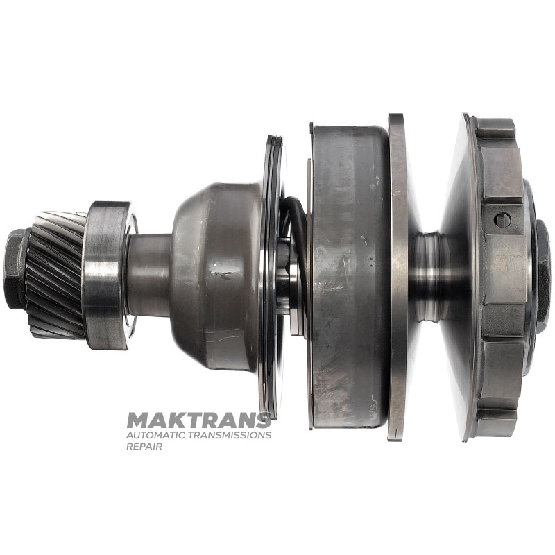 Driven pulley (for traction chain) JATCO CVT JF017E - 24 teeth on gear (ext.Ø 65 mm), used, surfaces in good condition