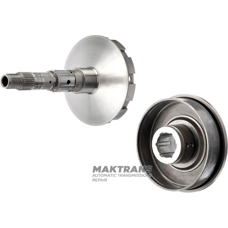Driven pulley (for traction chain) JATCO CVT JF017E - 24 teeth on gear (ext.Ø 65 mm), used, surfaces in good condition