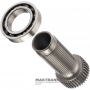 Intermediate shaft, sun gear of the valve train of the transfer case FORD BW4404 - 4404-665-001, length 154 mm, 45 splines (ext.Ø 48.45 mm), 37 teeth on the gear (69.85 mm), F77A-7A195-VA, 44-04-000-005 (95-01 Ford Explorer)