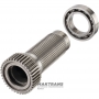Intermediate shaft, sun gear of the valve train of the transfer case FORD BW4404 - 4404-665-001, length 154 mm, 45 splines (ext.Ø 48.45 mm), 37 teeth on the gear (69.85 mm), F77A-7A195-VA, 44-04-000-005 (95-01 Ford Explorer)