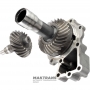Main (hypoid) pair of transfer case VAG DSG6 02E DQ250 — 0CN409107, 30 splines 17 teeth (outer Ø 95.50 mm) / 27 teeth (outer Ø 124.50 mm)